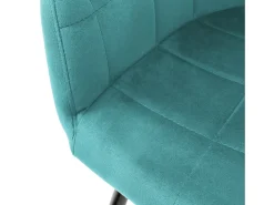 Juego de 2 sillas, sillas de comedor, sillas de sala, silla tapizada, silla de cocina, terciopelo