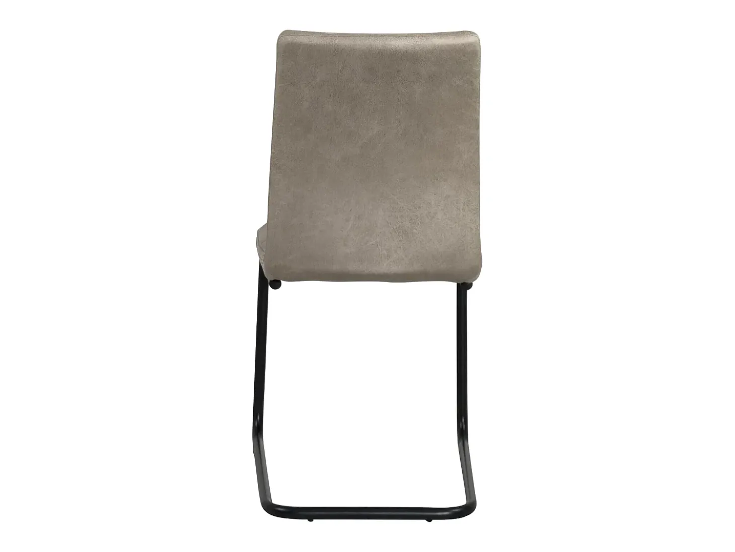 Juego de 2 sillas vintage retro para comedor o sala de estar, asiento acolchado, patas de metal SIAM (beige)