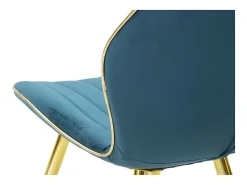 Juego de 2 Sillas VKH384, Turquesa, 46x58x77 cm, Kendra Home