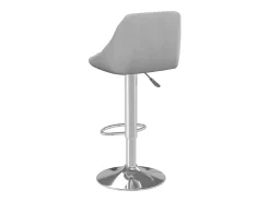 Juego de 2 taburetes de bar de terciopelo gris claro