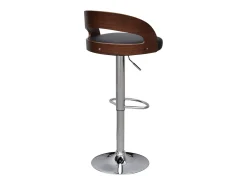 Juego de 2 taburetes de bar de madera curvados