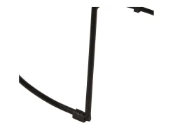 Juego de 2 taburetes de bar negros 49x43x88 cm madera maciza de mango