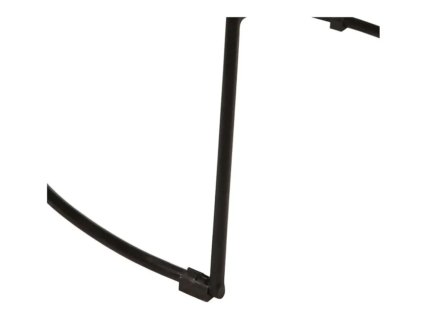 Juego de 2 taburetes de bar negros 49x43x88 cm madera maciza de mango