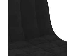 Juego de 2 taburetes de bar de terciopelo negro