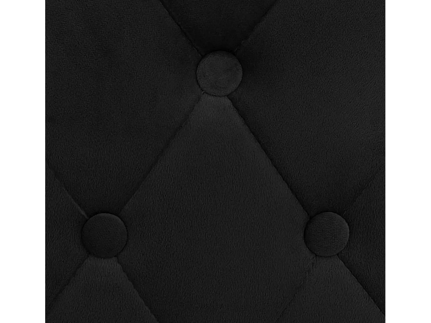Juego de 2 taburetes de bar de terciopelo negro