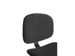 Juego de 2 taburetes de pana y metal negro 44x51 h98 cm