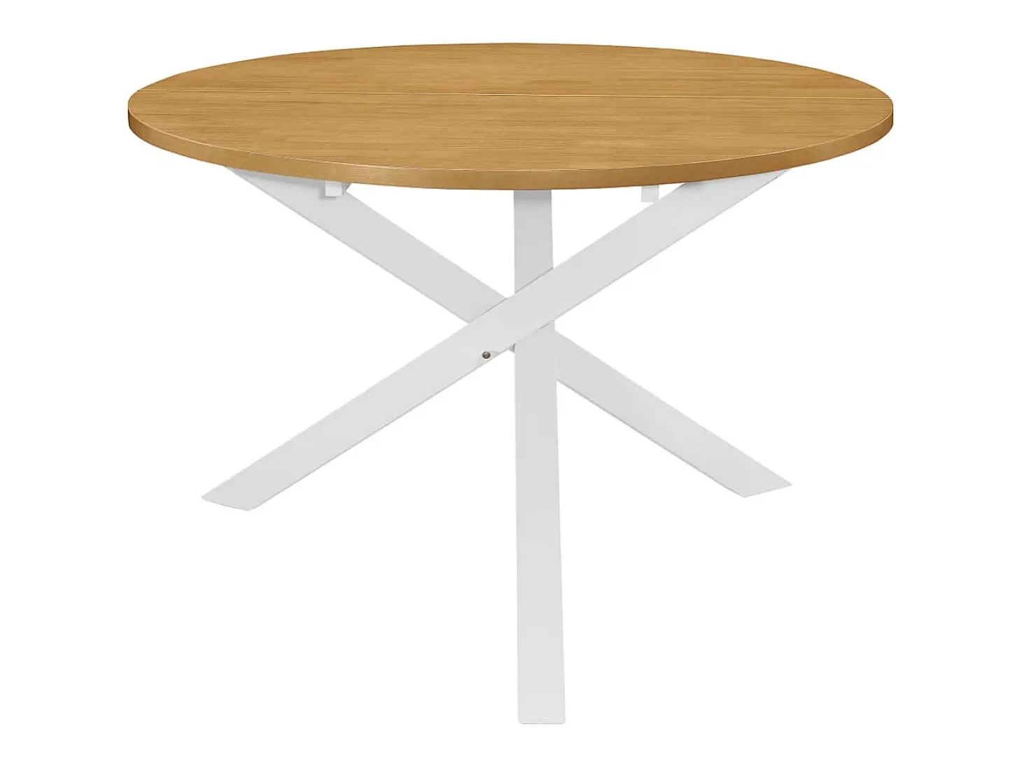 Juego de muebles de comedor 5 piezas MDF blanco