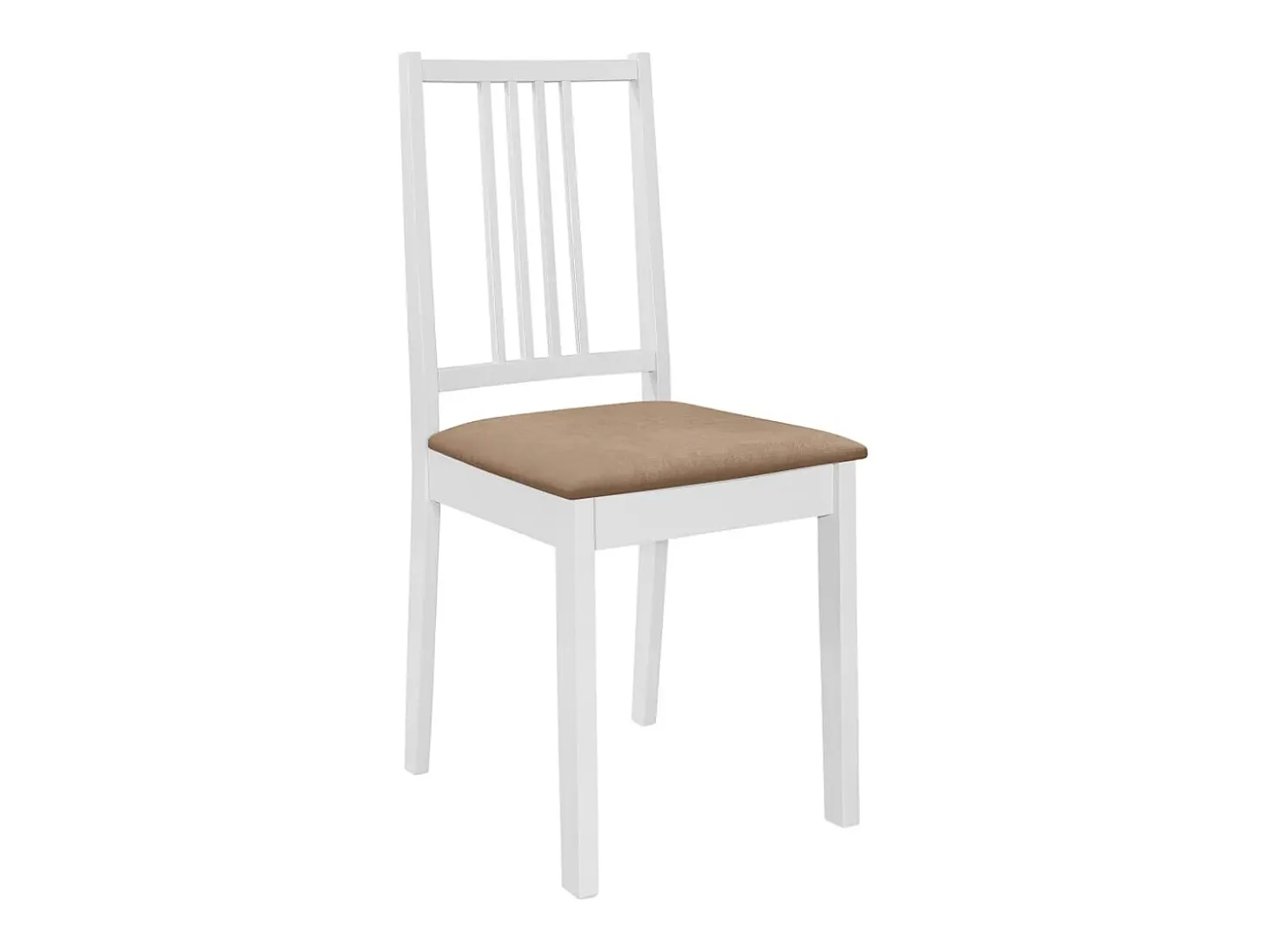 Juego de muebles de comedor 5 piezas MDF blanco