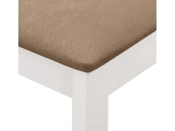 Juego de muebles de comedor 5 piezas MDF blanco