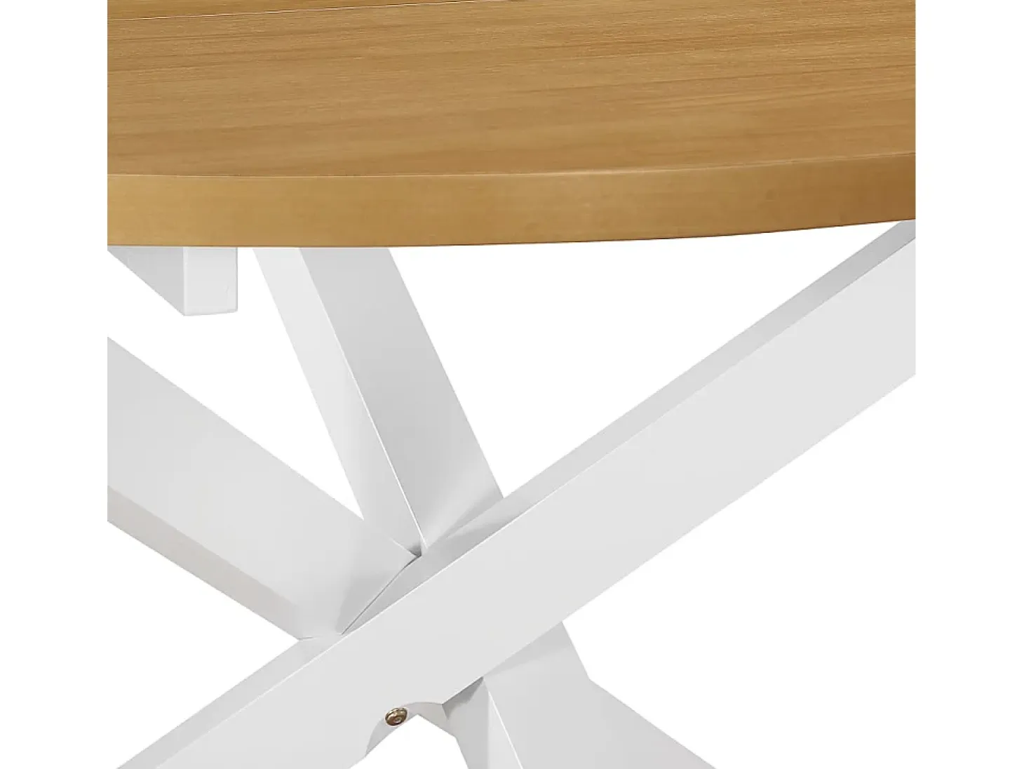 Juego de muebles de comedor 5 piezas MDF blanco