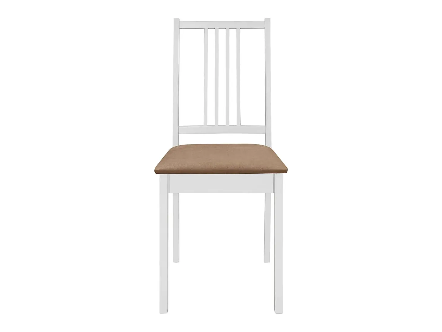 Juego de muebles de comedor 5 piezas MDF blanco