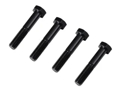 Kit de accesorios para puerta corredera negro 200x4x0,7cm HOMCOM