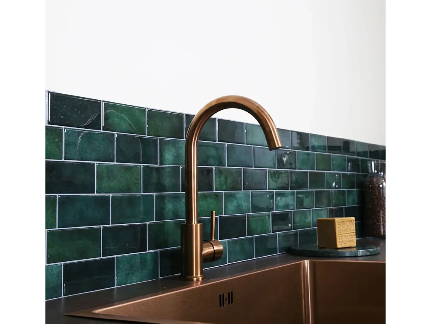 Kiwo mezclador de fregadero cobre cepillado Essebagno