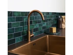 Kiwo mezclador de fregadero cobre cepillado Essebagno