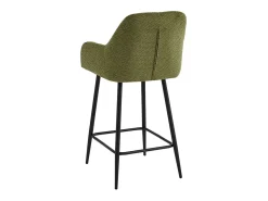 LEA-Silla de bar de tela Ikon Verde (x2)