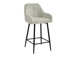 LEA-Silla de bar de tela Ikon Beige (x2)