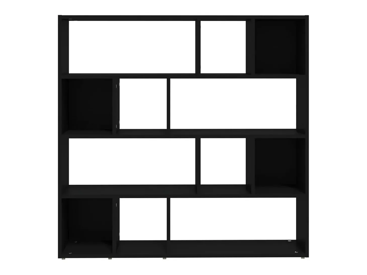 Librería/Pared divisoria negra 105x24x102 cm
