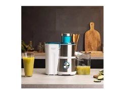 Licuadora orbital Juice&Fresh 400 Titan White Cecotec 400W 2000 rpm 2 velocidades inox