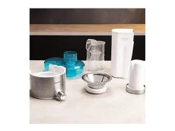 Licuadora orbital Juice&Fresh 400 Titan White Cecotec 400W 2000 rpm 2 velocidades inox