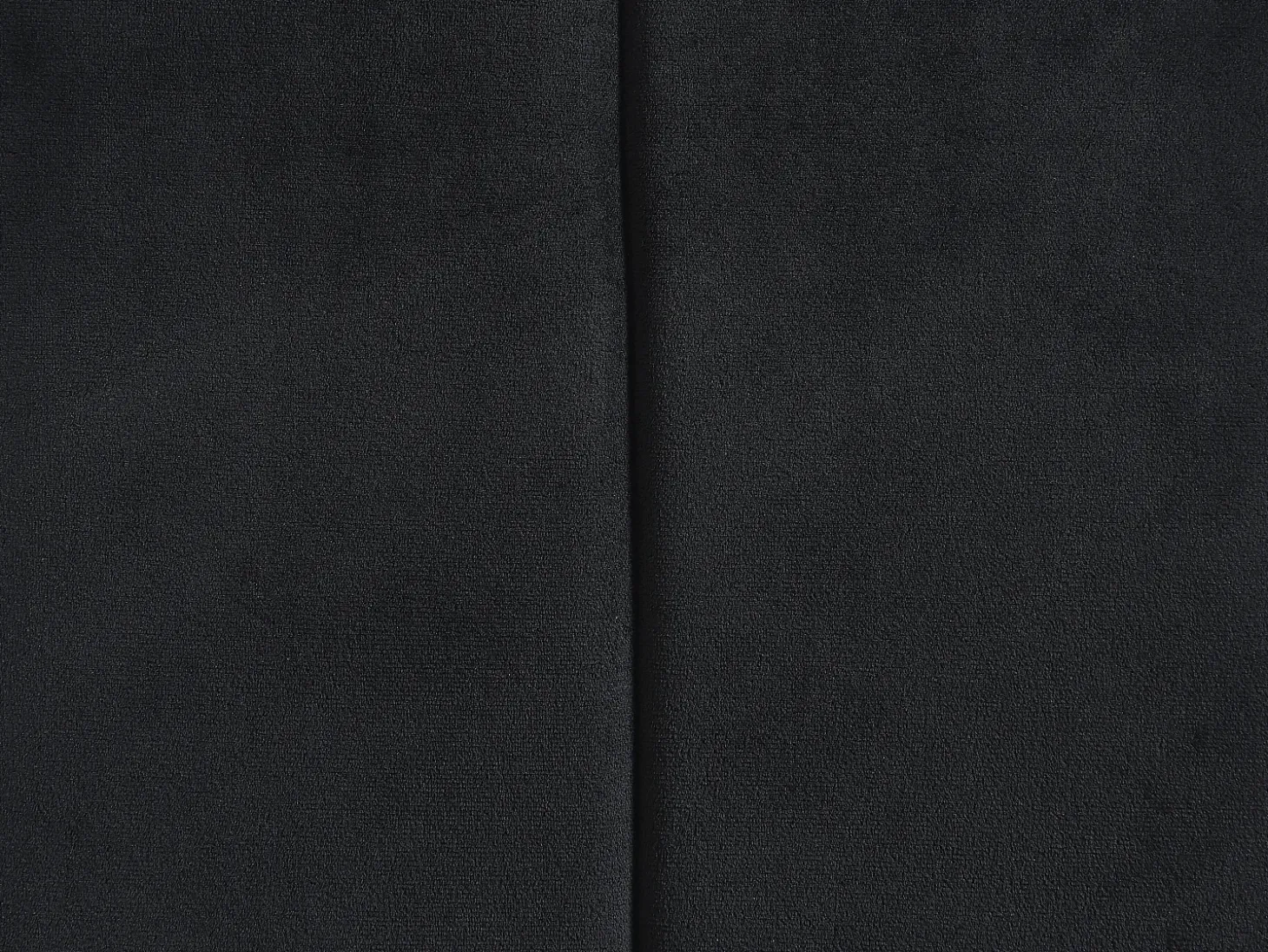 Lote de 2 sillas cantilever de terciopelo y metal cromado - Negro - BERLONA