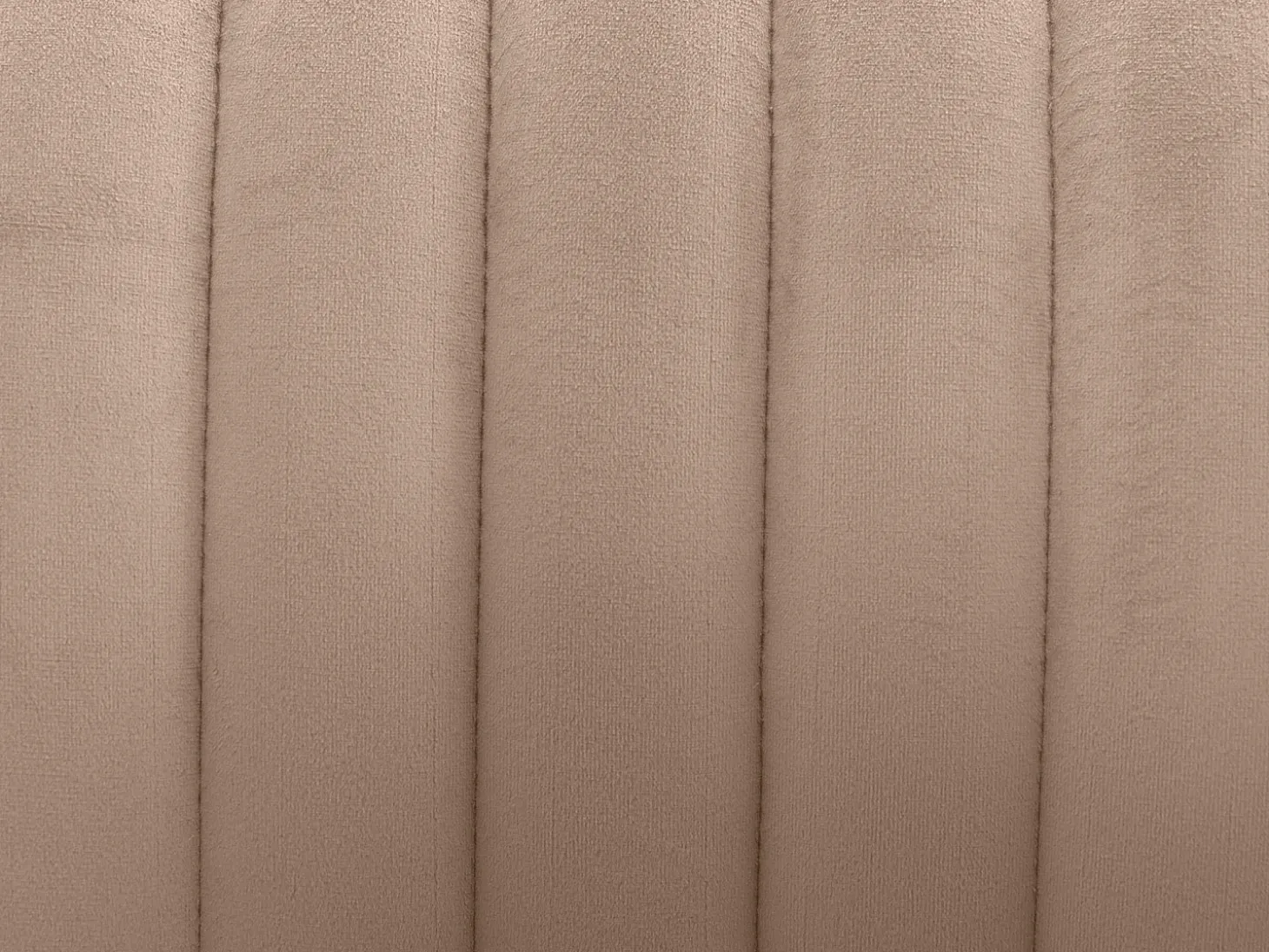 Lote de 6 sillas con brazos de terciopelo y metal dorado - Beige - ELEANA