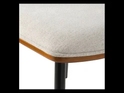 Lote de 2 sillas crema Babette - H79 cm