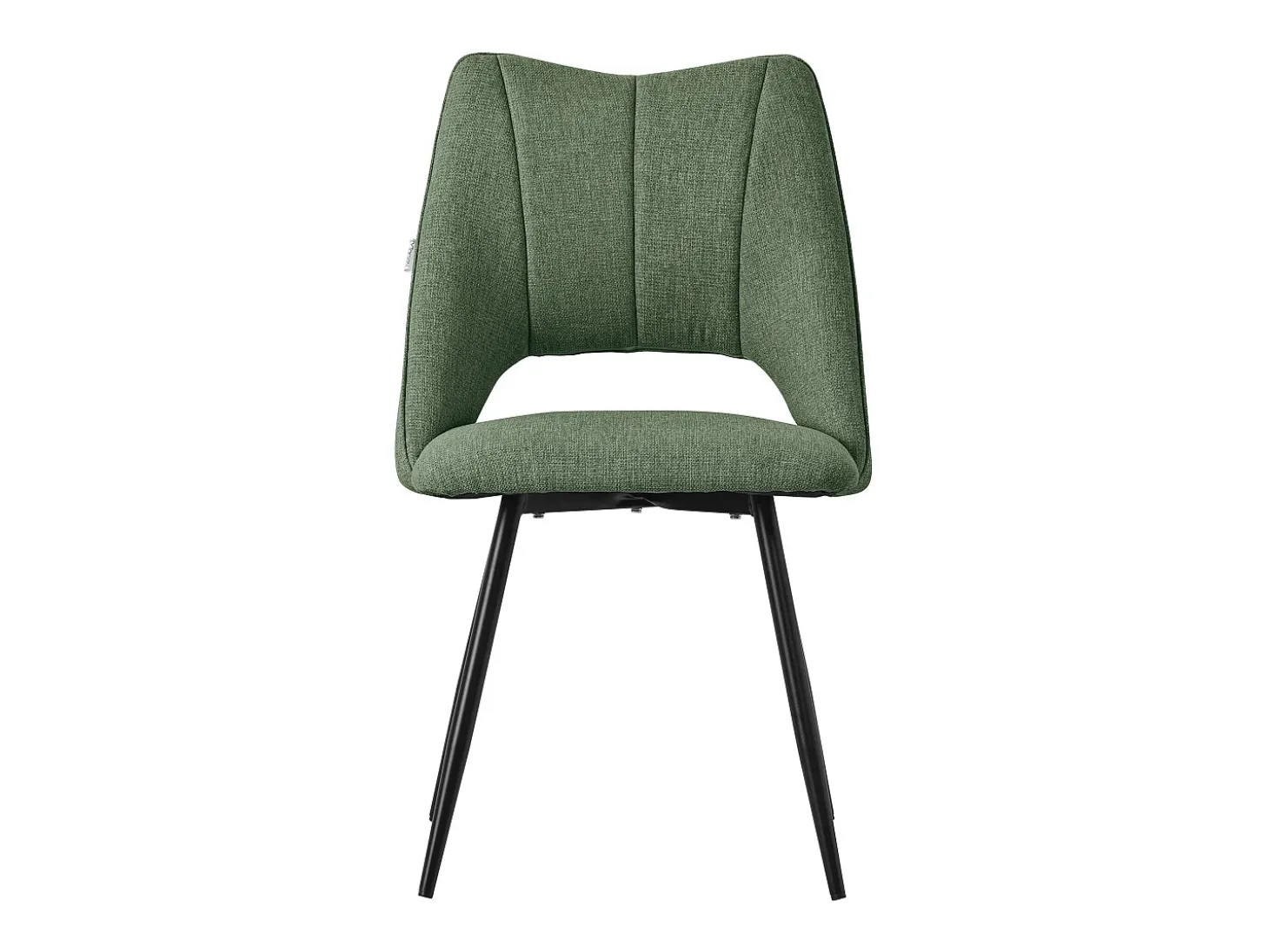 Lote de 4 sillas de comedor silla de cocina silla de salón respaldo tapizado verde
