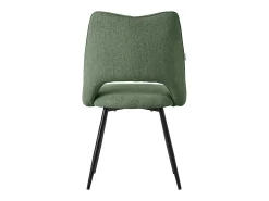 Lote de 4 sillas de comedor silla de cocina silla de salón respaldo tapizado verde