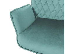 Lote de 6 sillas de comedor giratorias sillón de comedor sillón de terciopelo giratorio 180