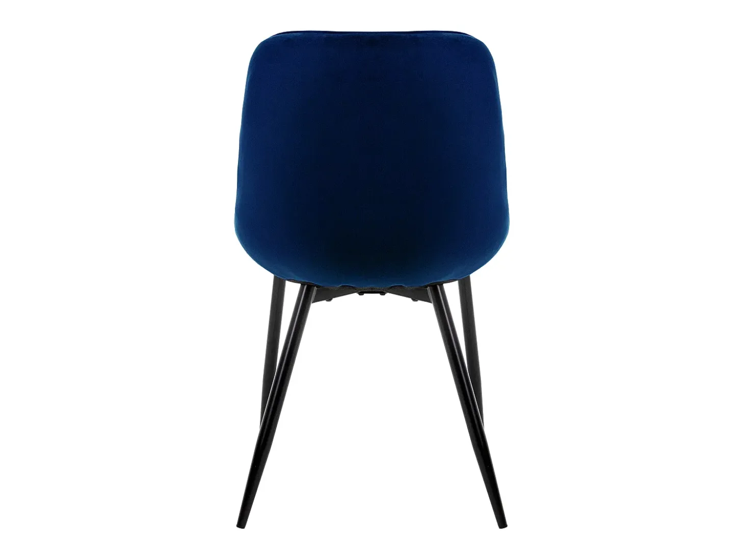 Lote de 6 sillas de comedor sillas de salón silla de cocina terciopelo azul oscuro