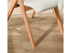 Lote de 2 Sillas Plegables de Madera con Asiento y Respaldo Tapizado Sillón para Cocina Oficina Blanco 47 x 60 x 77 cm FST92-Wx2 SoBuy ES