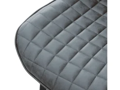 Lote de 4 sillas sillas de comedor sillas de cocina sillas de salón PU imitación piel antracita