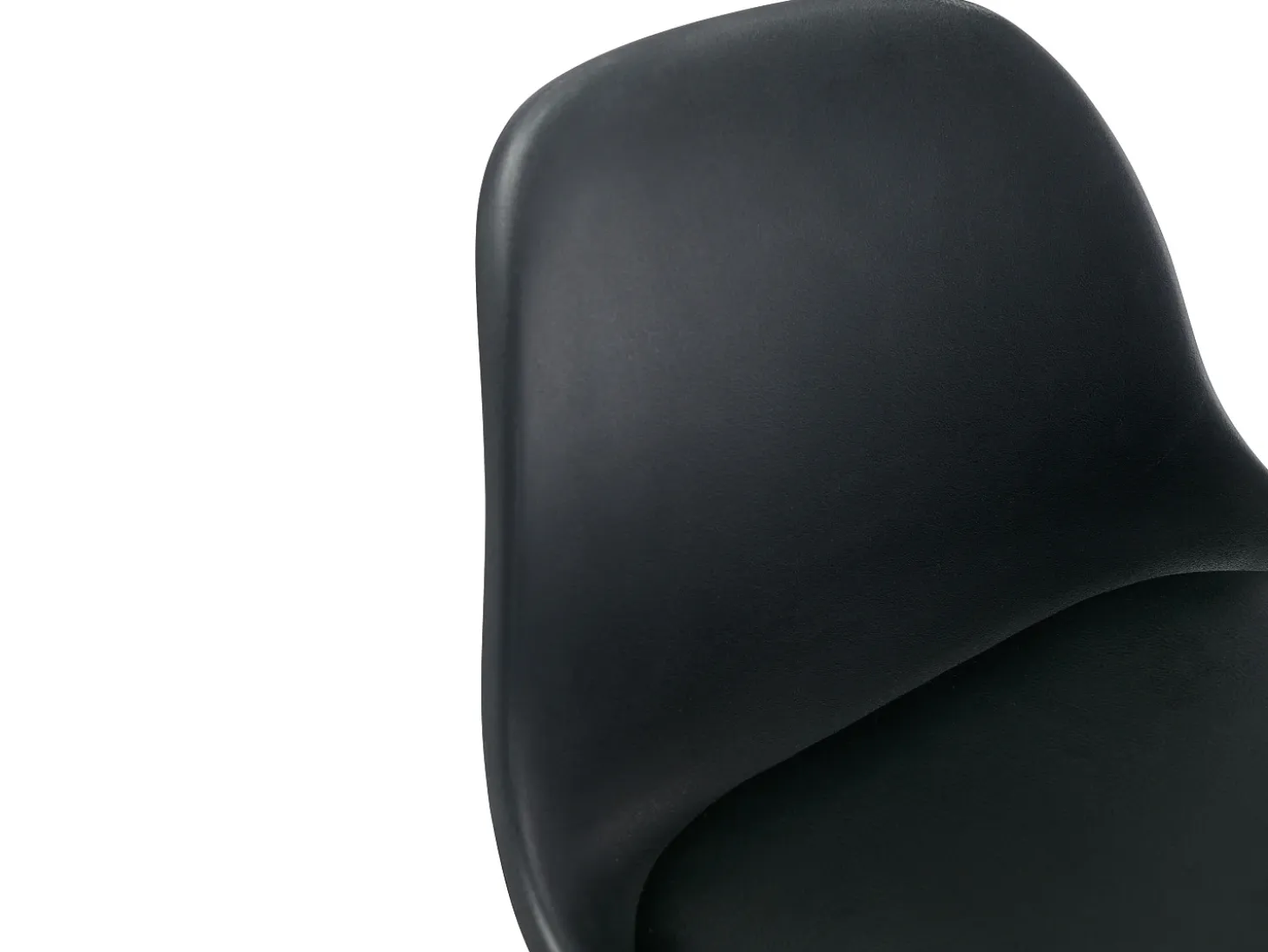 Lote de 2 taburetes de bar de polipropileno y metal - Negro - XAFY