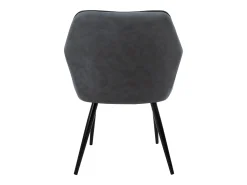 Lote 6x sillas de comedor sillones de salón material sintético antracita