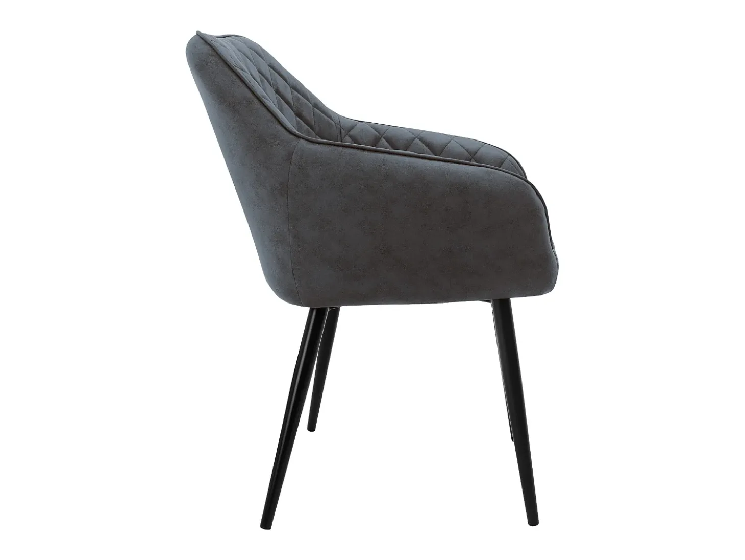 Lote 6x sillas de comedor sillones de salón material sintético antracita