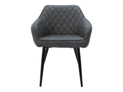Lote 6x sillas de comedor sillones de salón material sintético antracita