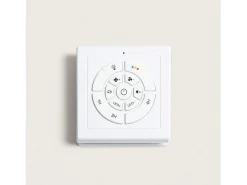 Madera Blanca Madera Blanca Con Luz Controlador de Pared + Mando Sí