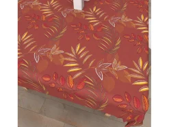 Mantel rectangular estampado antimanchas 140x200 cm FLORES, por Soleil d'Ocre