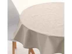 Mantel redondo resinado antimanchas Levante 101 - Diámetro 100 cm