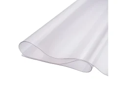 Mantel SucceBuy Protección de Mesa en PVC, 91 X 152 CM, Tapete de Escritorio en Plástico Helado, 0.15CM de Grosor