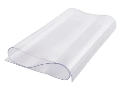 Mantel SucceBuy Protección de Mesa en PVC 35.6 X 61 CM, Tapete de Escritorio en Plástico Transparente, 0.15CM de Grosor
