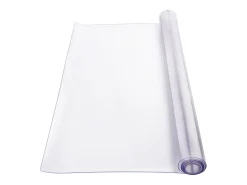 Mantel SucceBuy Protección de Mesa en PVC, 61 X 122 CM, Manguito en Plástico Transparente, 0.2CM de Grosor