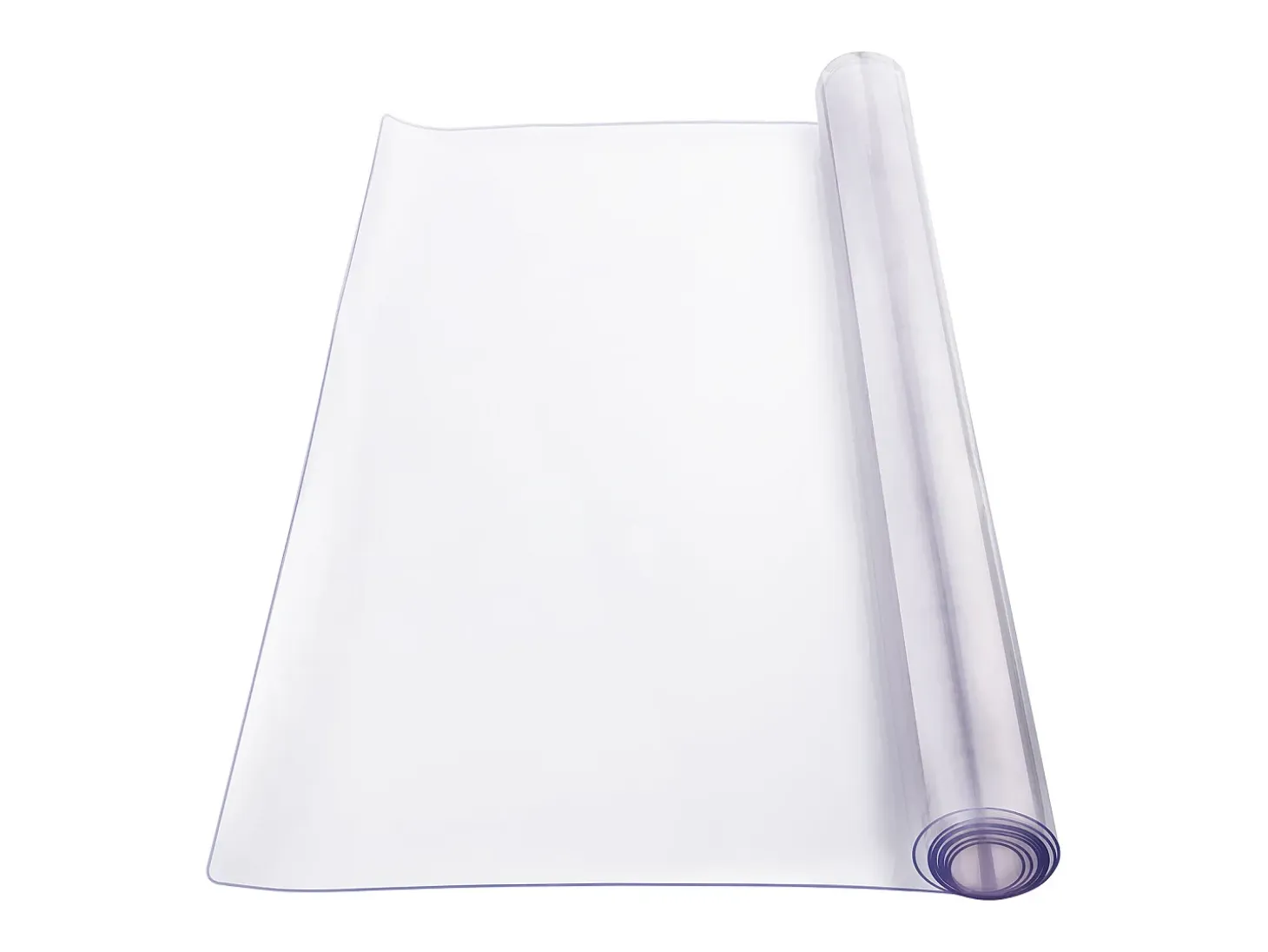 Mantel SucceBuy Protector de Mesa en PVC 107X183 CM, Protector de Escritorio en Plástico Transparente 0.2CM de Grosor