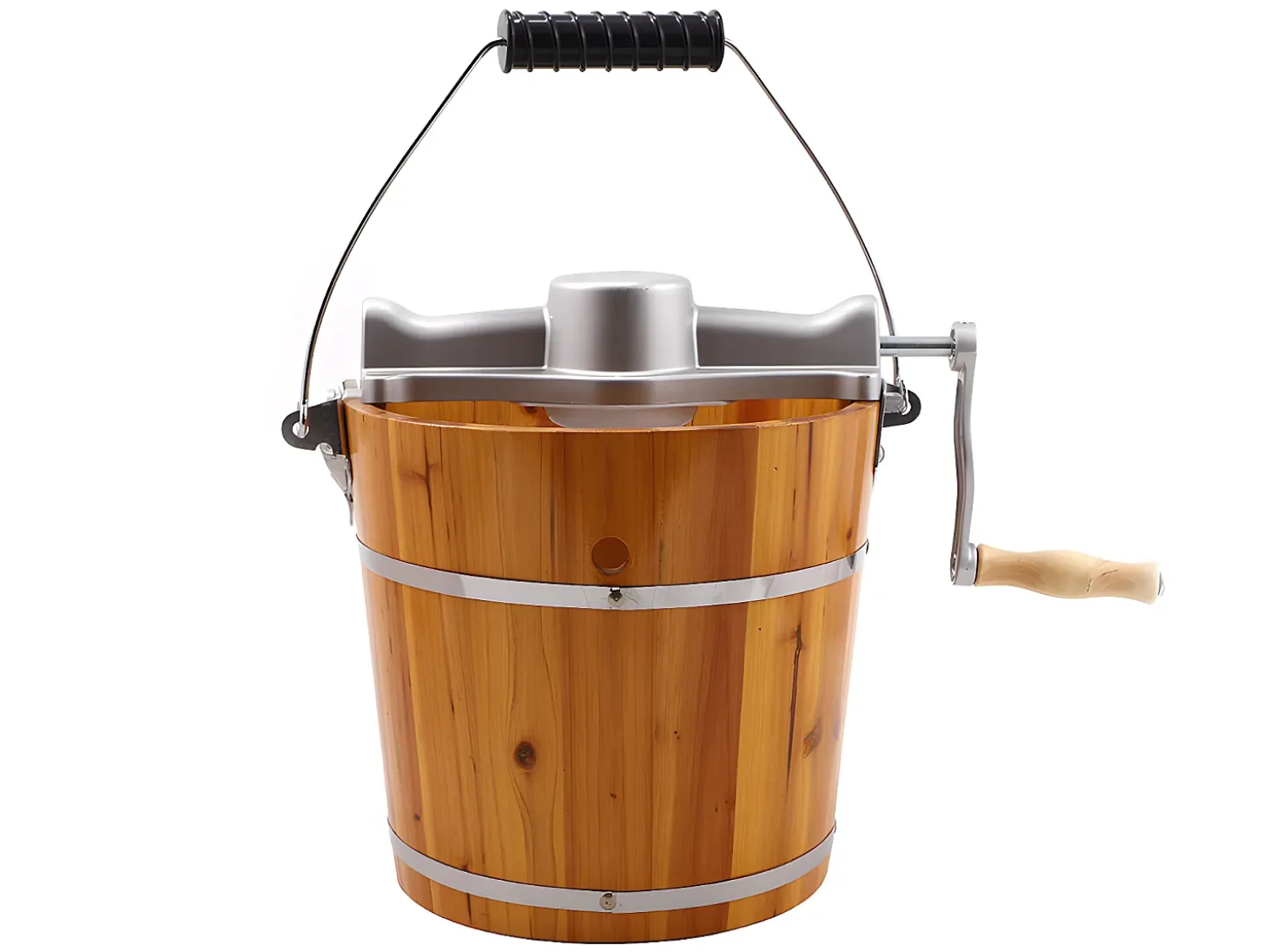 Maquina de hacer helado GIVRETO de madera - 3.5 L