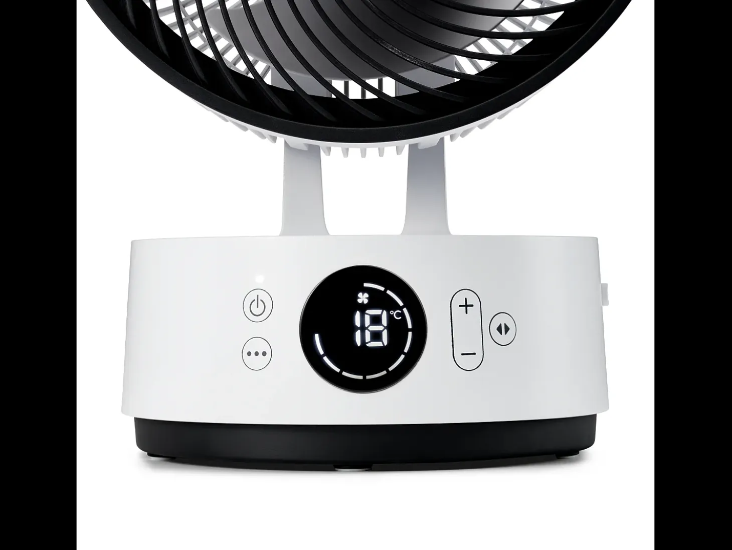 MeacoFan Sefte® 8": ventilador portátil con batería reemplazable, interior/exterior, silencioso, 12 velocidades, modo ECO, compacto, blanco