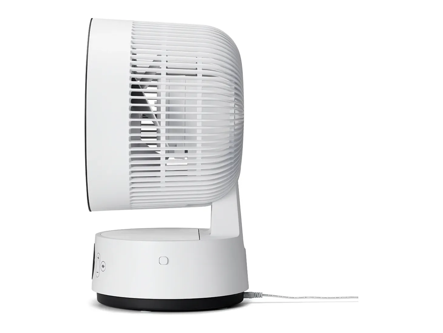 MeacoFan Sefte® 8": ventilador portátil con batería reemplazable, interior/exterior, silencioso, 12 velocidades, modo ECO, compacto, blanco