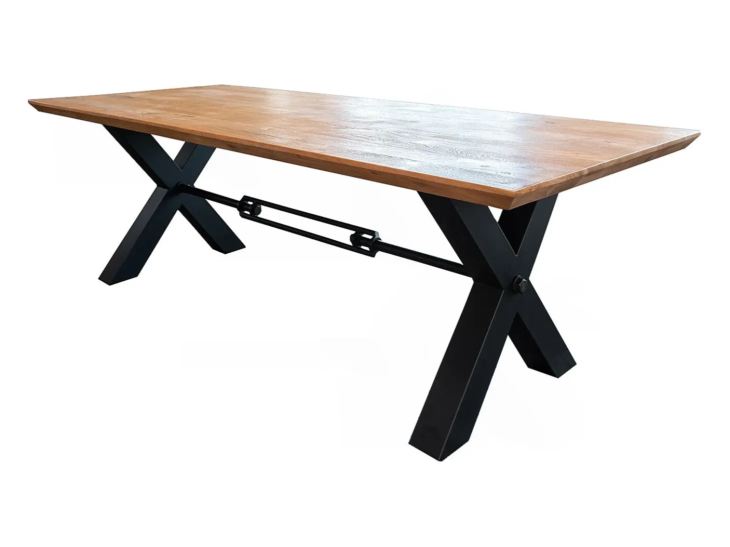 Mesa - marrón Madera - 220 x 100 cm - PALO