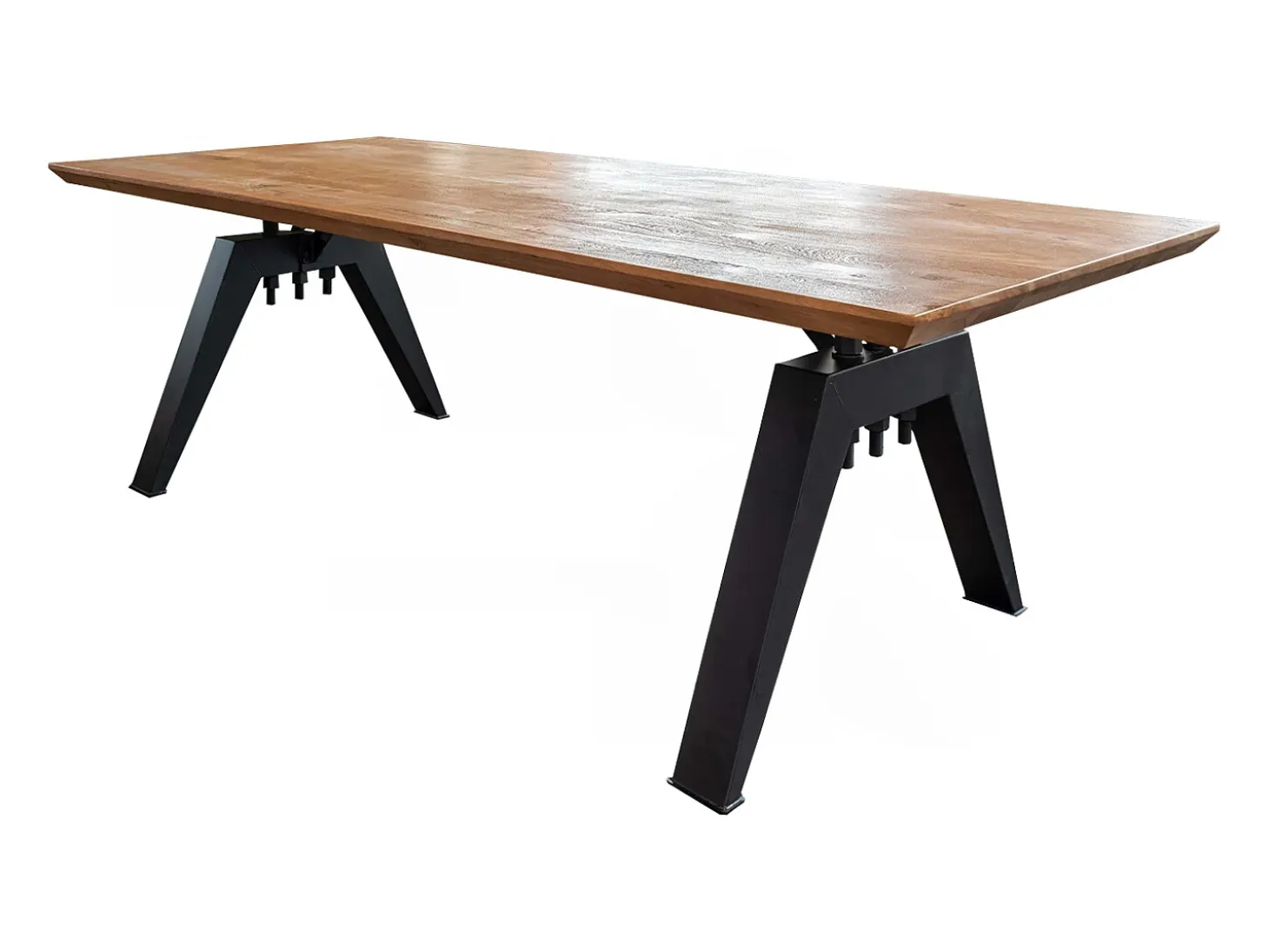 Mesa - marrón Madera - 220 x 100 cm - REY