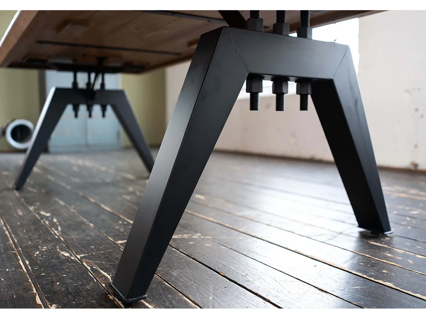Mesa - marrón Madera - 220 x 100 cm - REY