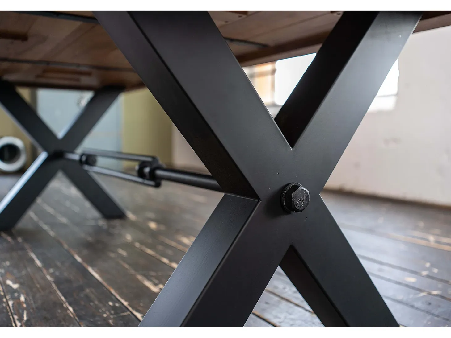 Mesa - marrón Madera - 200 x 100 cm - PALO